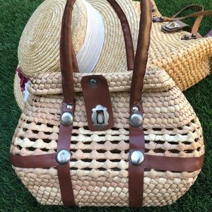 🍇🌻French Girl wicker Purse  🍇🌻